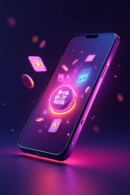 Vegas Hero casino app on a smartphone